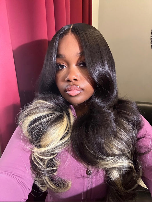2X6 HD Film Lace Closure Wig