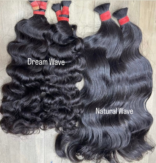 Raw Bulk Hair: Natural Color