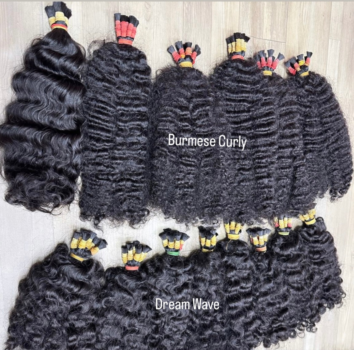 Raw Bulk Hair: Natural Color